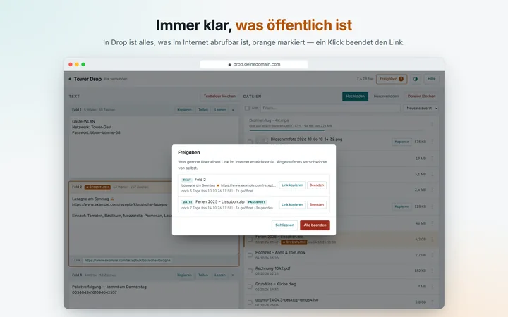 Immer klar, was öffentlich ist